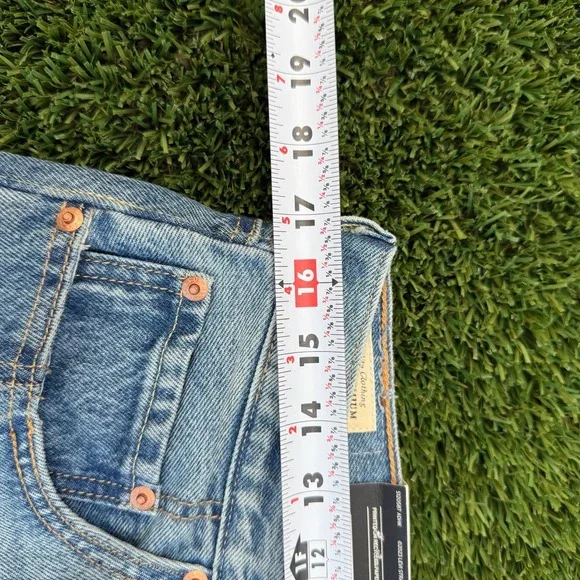 Levi's 501 90s Western Chaps  JeansLight Wash Straight Leg 31x30 New With Tag - Picture 8 of 9